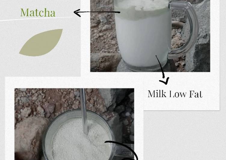 Dalgona Milk Matcha (Simple) by Chef Syifa