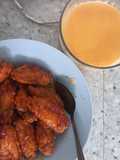 Fire chicken wings richeese ala-ala