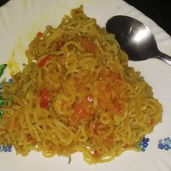 A picture of Masala maggi.
