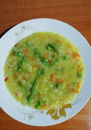 O poză a rețetei Pilaf cu legume.