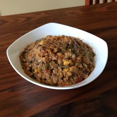 A picture of Noom Friendly Instant Pot Green Bean Jambalaya.