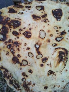 صورة لوصفة خبز على الصاج