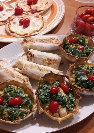 Una foto de Aprovechando tortillitas, tapas de empanadas