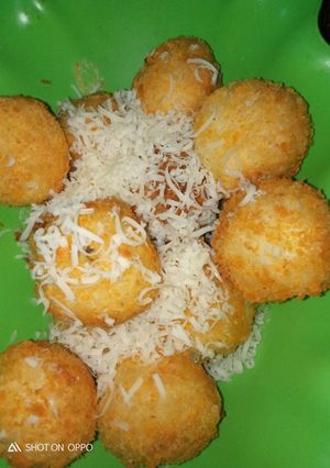 Foto resep Bola singkong ceres keju