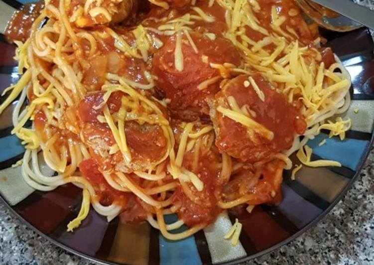 Easy Way to Prepare Speedy Spagetti and Meatballs