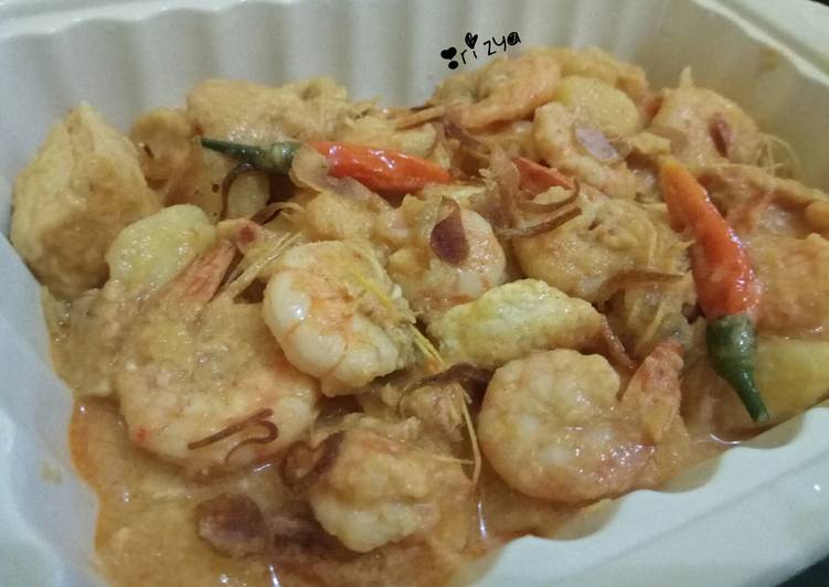 Resep Udang Kuah Santan Anti Gagal