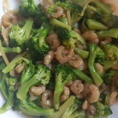 A picture of BROCCOLI with SRIMP.