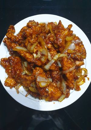 Foto resep Ayam goreng tanpa tulang saus mentega