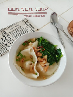 Foto resep Wonton Soup (Pangsit Kuah)