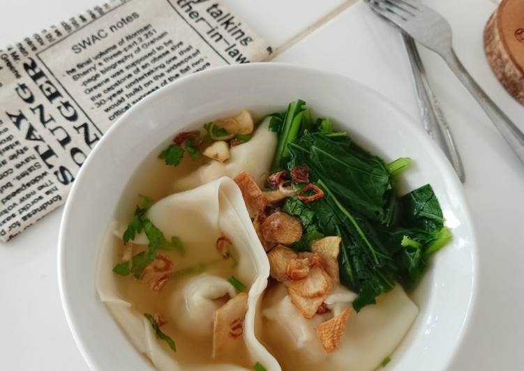 Resep Wonton Soup Pangsit Kuah Oleh Ayu Putri Irianto Cookpad