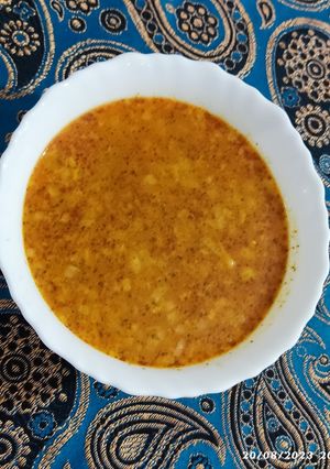 عکسی از دستور سوپ ازوگلین با بلغور گندم