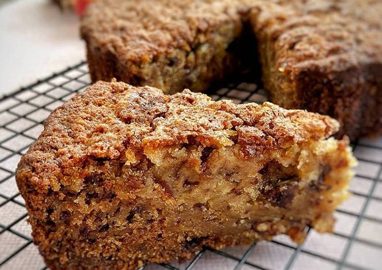 Easy Way to Make Super Quick Apple and Banana Cake