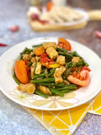 Langkah Mudah untuk Menyiapkan Resep Tumis Kacang Panjang &amp; Tempe (menu warteg favorit😋) yang  Bikin Ketagihan Anti Ribet, Mantap