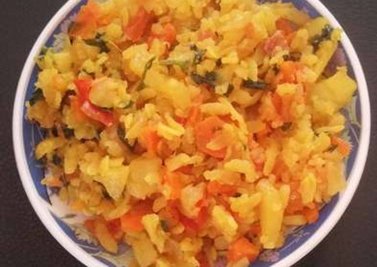 Step-by-Step Guide to Make Speedy Flattened Rice Khichdi