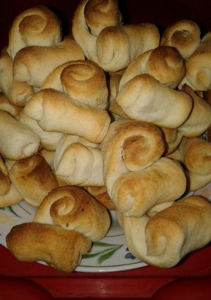 Una foto de Cuernitos de grasa caseros