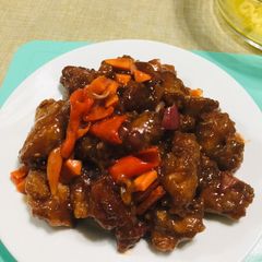 A picture of Sweet and sour pork.