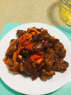 A picture of Sweet and sour pork.