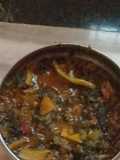 Amaranthus in a vegetable gravy without onion and garlic