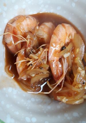 Foto resep Udang saus tiram