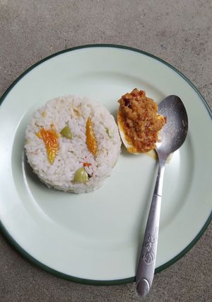 Foto resep Nasi Liwet teri Medan dan Petai