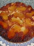 Torta invertida de manzana