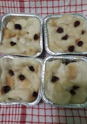 Foto resep Puding Roti Kismis