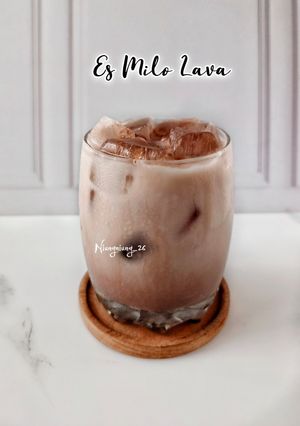Foto resep Es Milo Lava