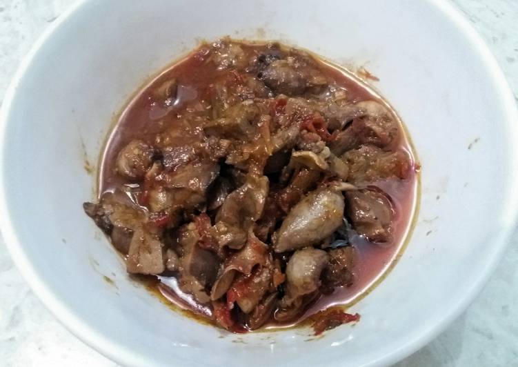 Bumbu meracik Ampela ati pedas manis Anti Gagal