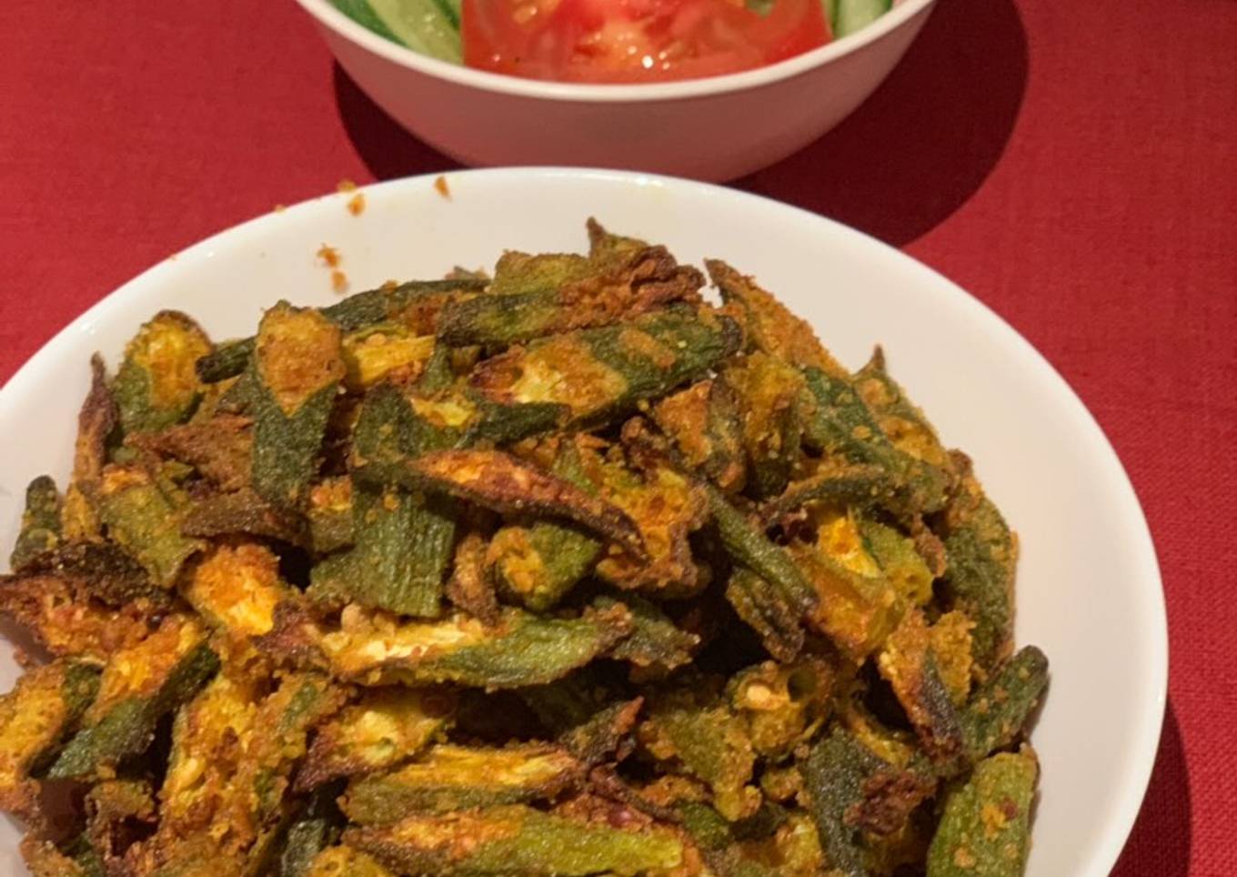 Crispy okra