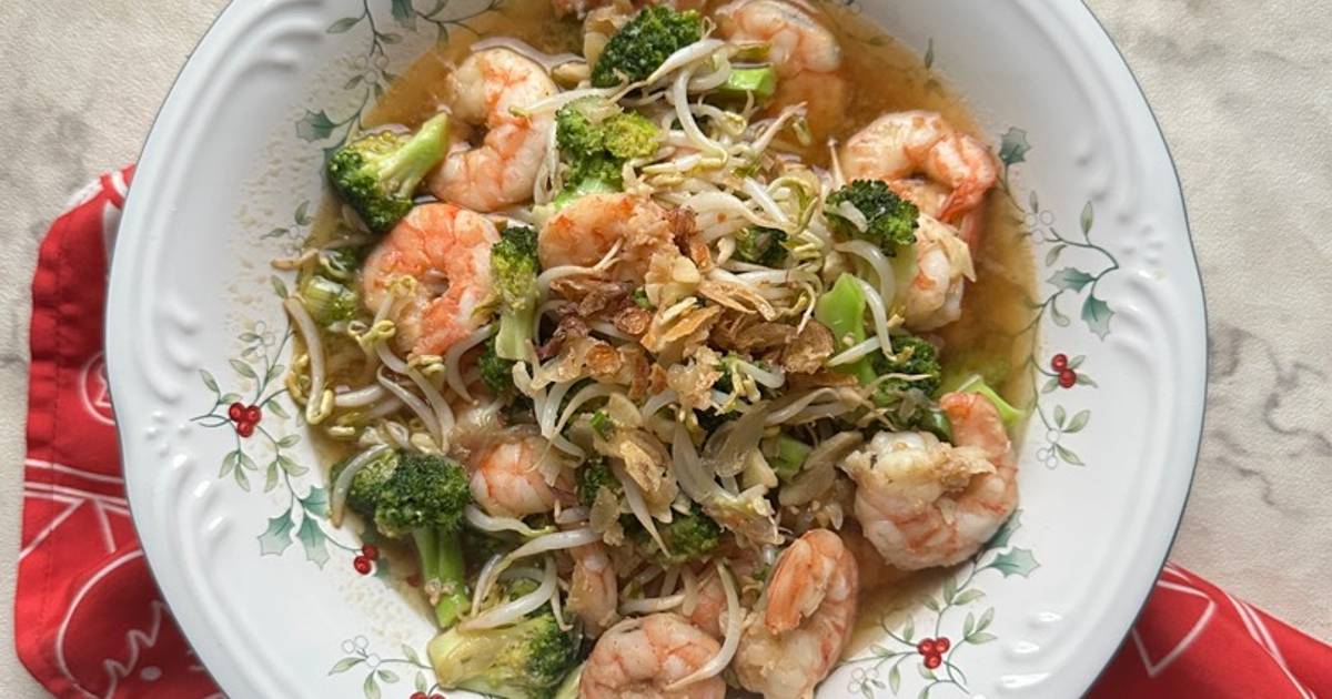 Resep Oseng Toge Brokoli Udang Dengan Bahan Sederhana