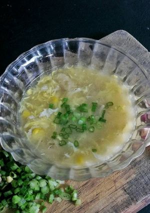 Foto resep Sup jagung manis