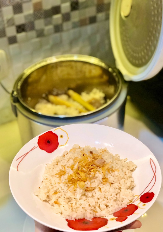 Foto resep Nasi Uduk Rice Cooker tanpa Santan tanpa MSG