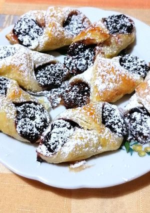 Leveles lekváros papucs recept fotója