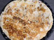 Una foto de tortilla de papas con maizena