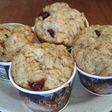 Muffin pisang crunberry kukus