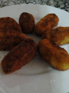 Una foto de Croquetas de pollo y queso parmesano