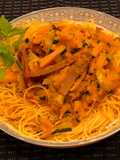 Stir-Fried Rice Vermicelli with Pumpkin