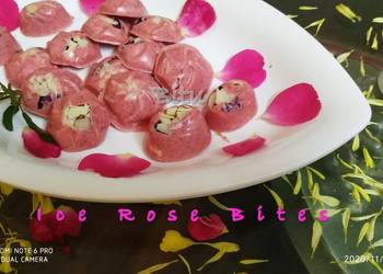 How to Make Appetizing Ice Rose Bites
