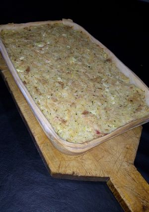 Una foto de Tarta de pollo económica