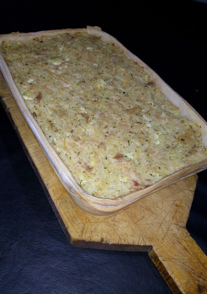 Una foto de Tarta de pollo económica