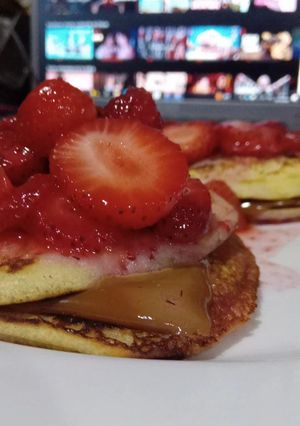 Una foto de Panqueques (pancakes 🥞) americanos