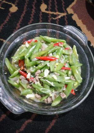 Foto resep Tumis buncis daging sederhana