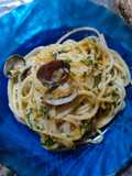 Spaghetti vongole e bottarga