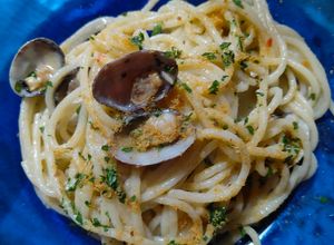 Foto di Spaghetti vongole e bottarga