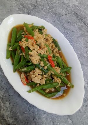Foto resep Buncis Cah Telur #JelajahResepSayuranHijau