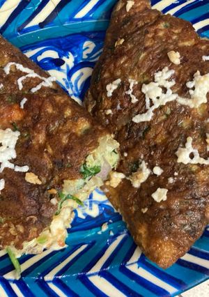 पालक पनीर ऑम्लेट (palak paneer omelette recipe in Hindi) रेसिपी मुख्य फोटो