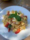 Insalata di pasta con uova sode