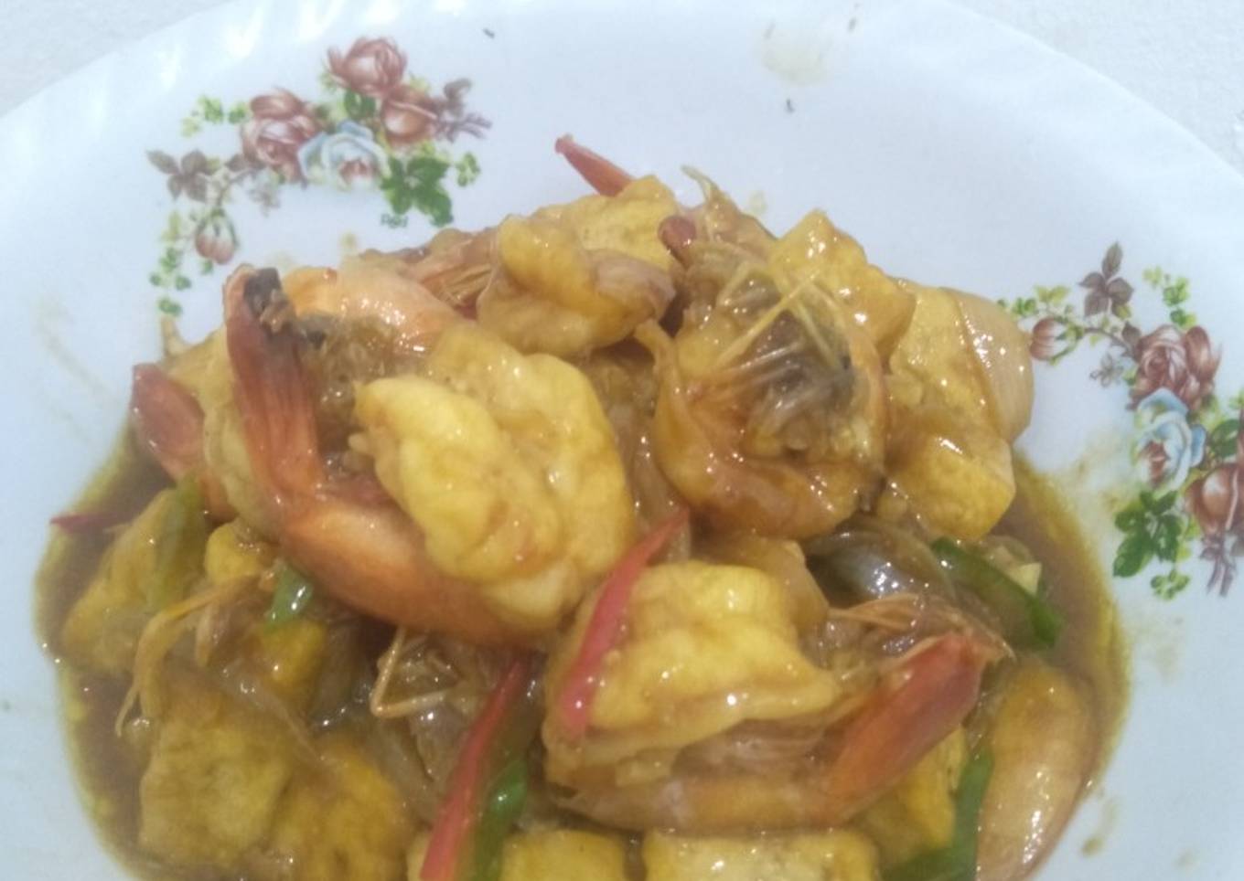 Udang Tahu Saos Tiram