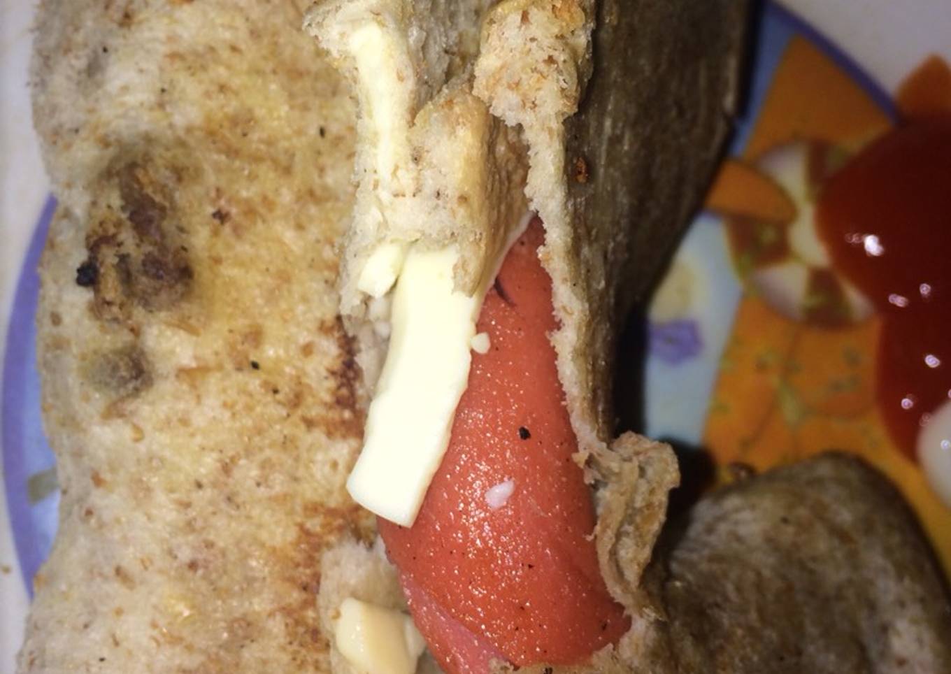 Sandwich roti gandum untuk diet rendah kalori