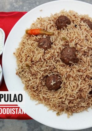 A picture of Kofta Pulao (yakhni Pulao) 🤤.